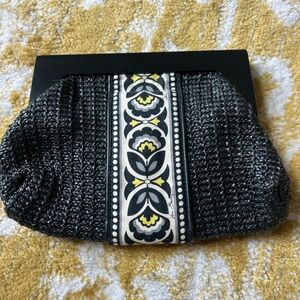 Vera Bradley Black and White Patterned Women's Clutch